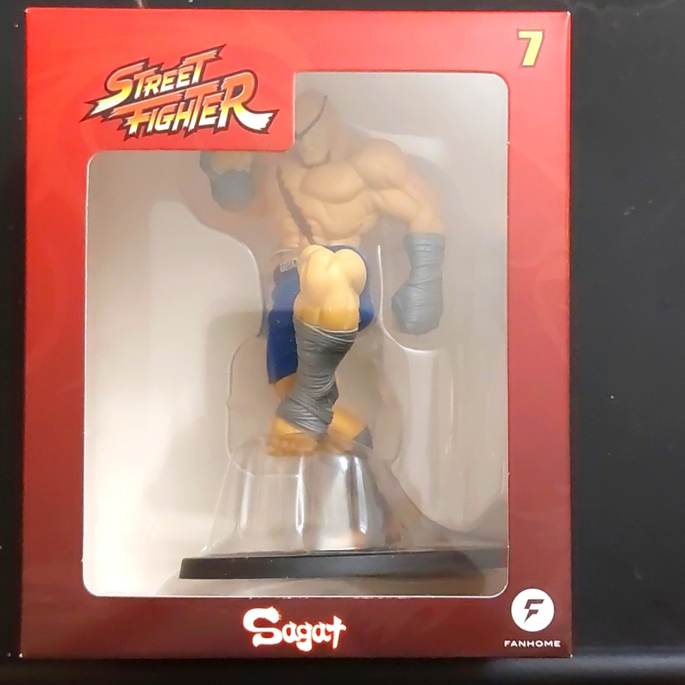 A street fighter model character Sagat